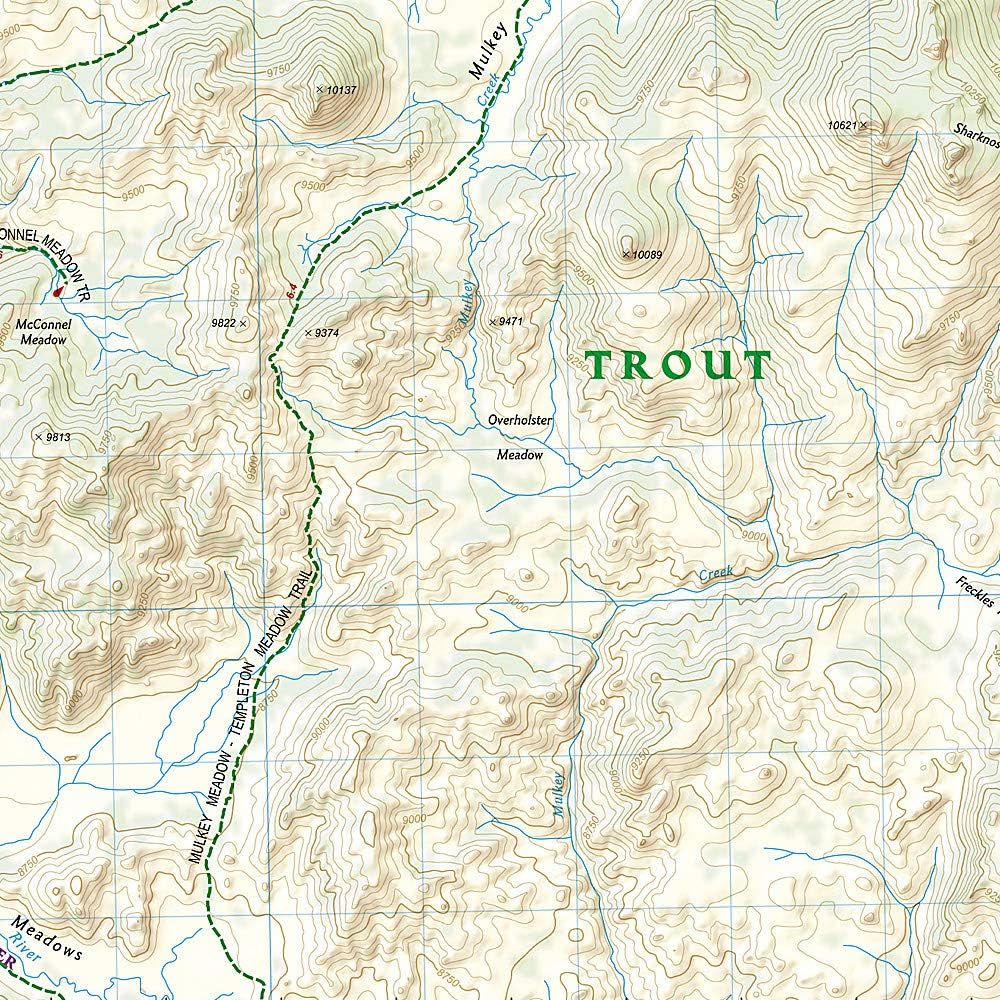 Mount Whitney Map (National Geographic Trails Illustrated Map, 322) - Image 3